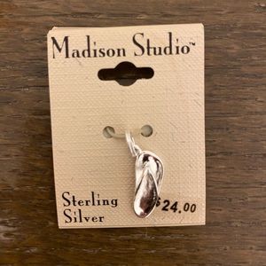 Sterling Silver Flip Flop Charm